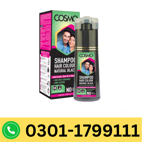 Cosmo Shampoo black Hair Color in pakistan